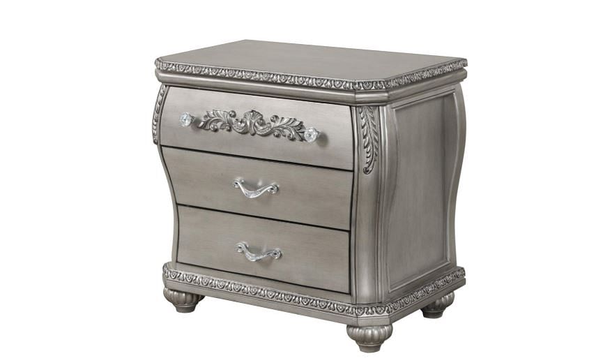 Cleveland Nightstand Silver